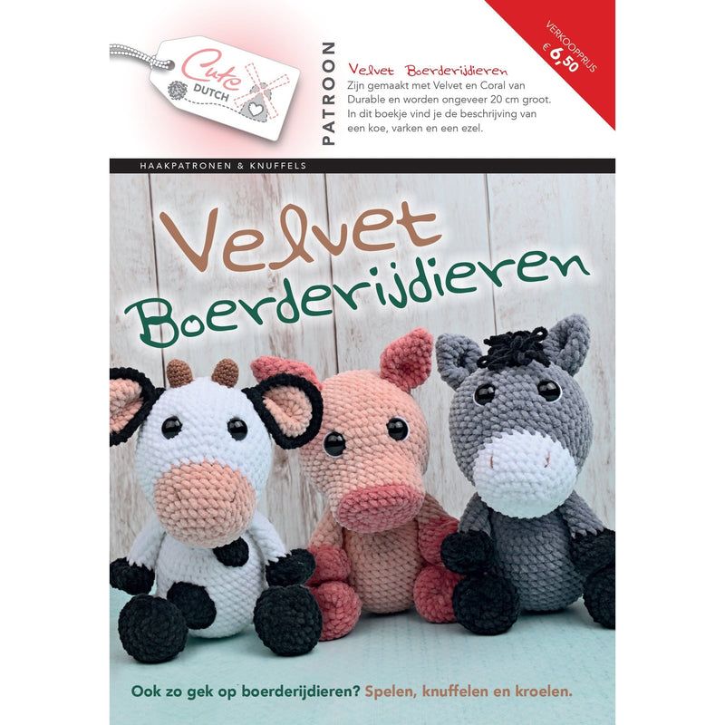 CuteDutch Uitgeverij Patroonboeken CuteDutch - Patroonboekje Velvet Insecten
